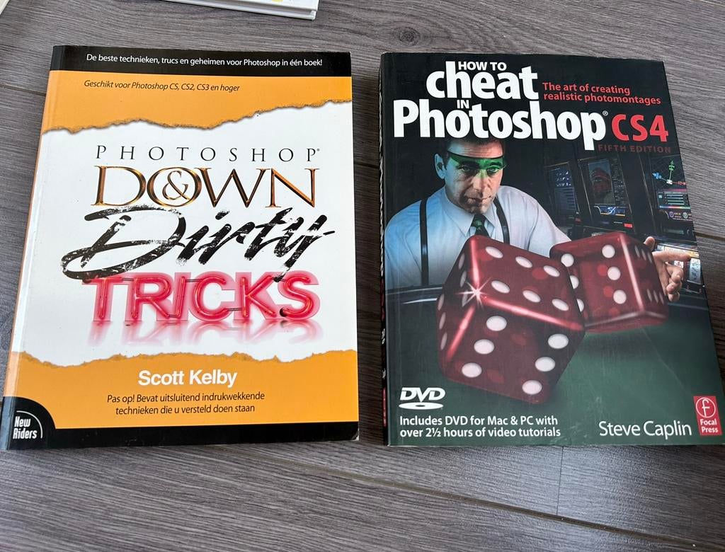 Photoshop down dirty tricks + How to cheat in CS4, Ophalen of Verzenden, Zo goed als nieuw, Internet of Webdesign