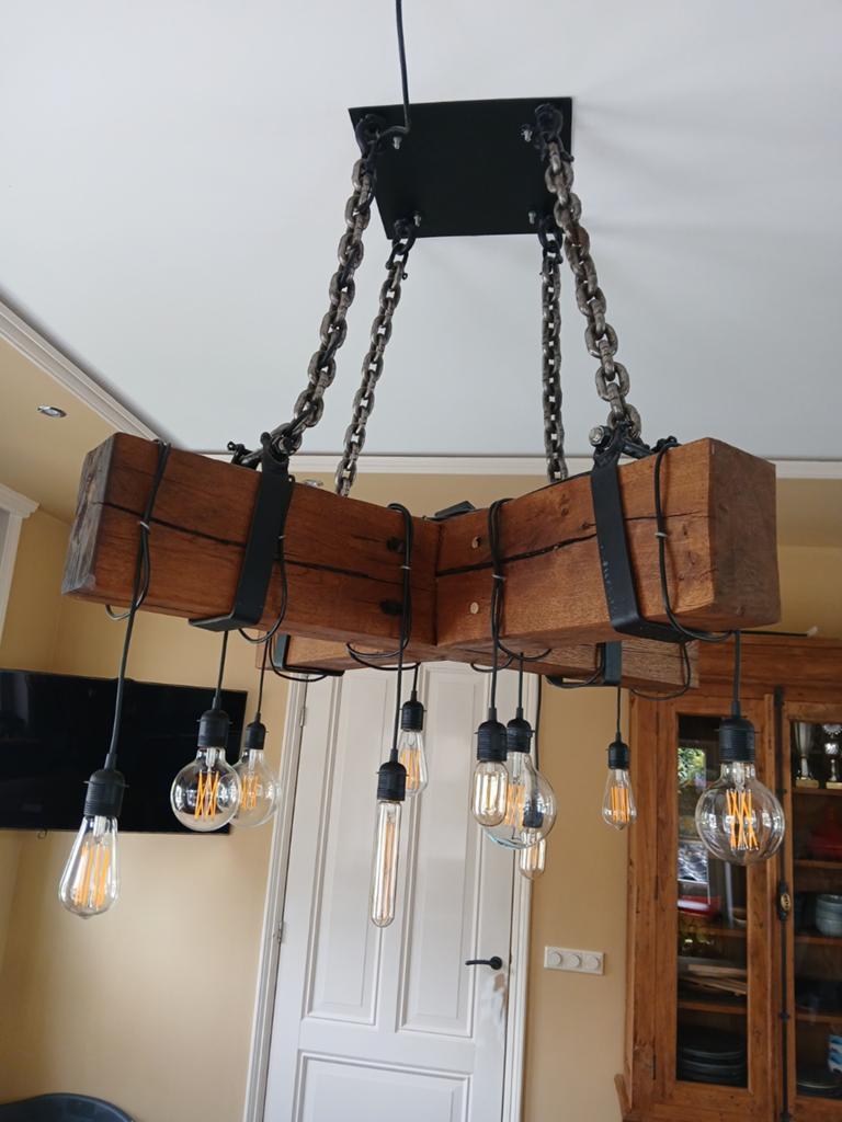 Hanglamp van bielzen, Ophalen, Minder dan 50 cm