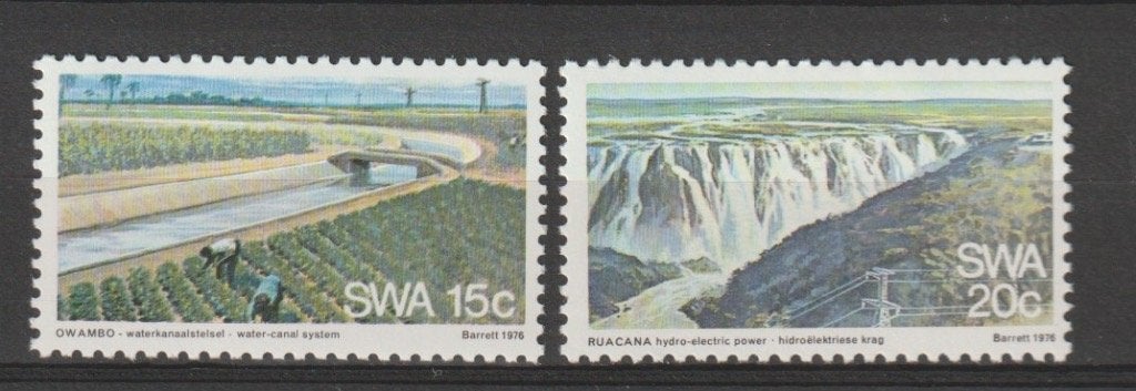 TSS Kavel 830036 SWA Namibië pf minr 425-426 water, Ophalen, Overige landen, Postfris