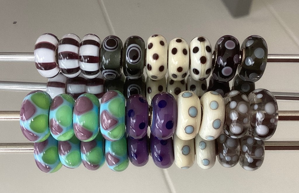 Trollbeads gekleurde beads, Sieraden, Tassen en Uiterlijk, Ophalen of Verzenden, Nieuw, Glas of Kristal, Trollbeads