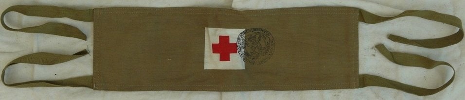 Armband / Band Inspectie Geneeskundige Dienst, KL-KLu.(Nr.7), Verzamelen, Ophalen of Verzenden, Landmacht, Nederland, Kleding of Schoenen