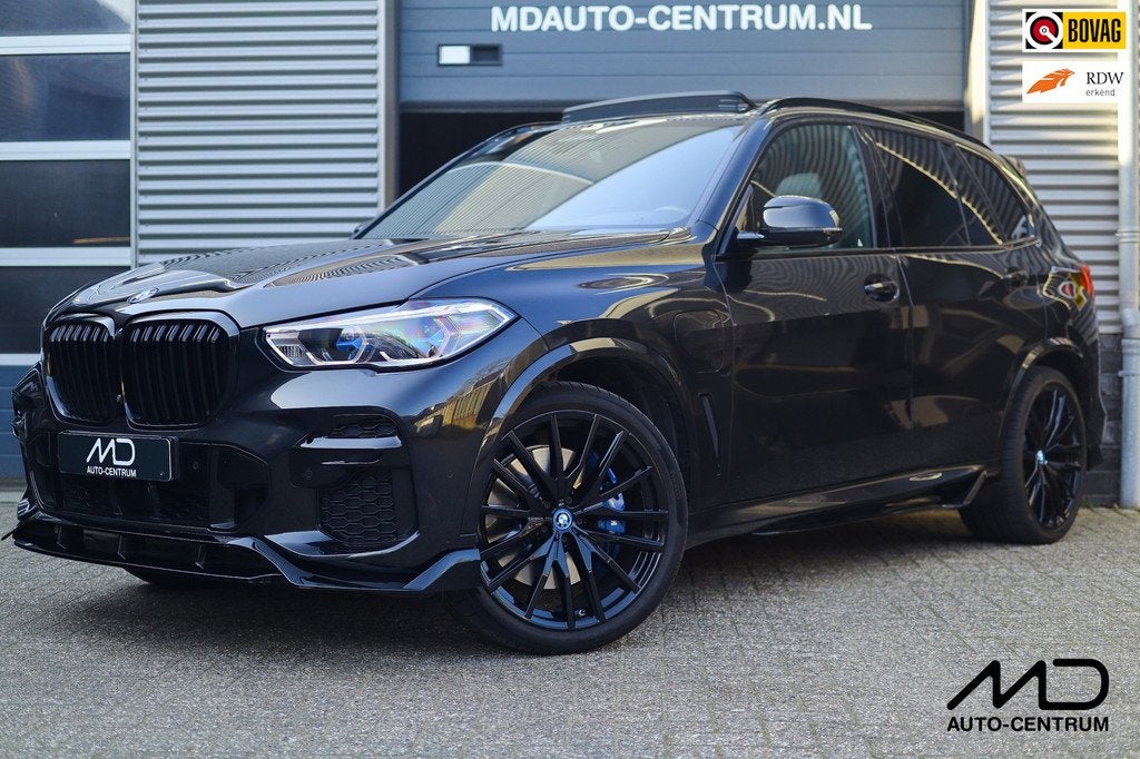 BMW X5 XDrive45e M-Sport| Pano| B&W| Massage| 360 camera, Auto's, BMW, Gebruikt, Zwart, Vierwielaandrijving, Hybride Elektrisch/Benzine