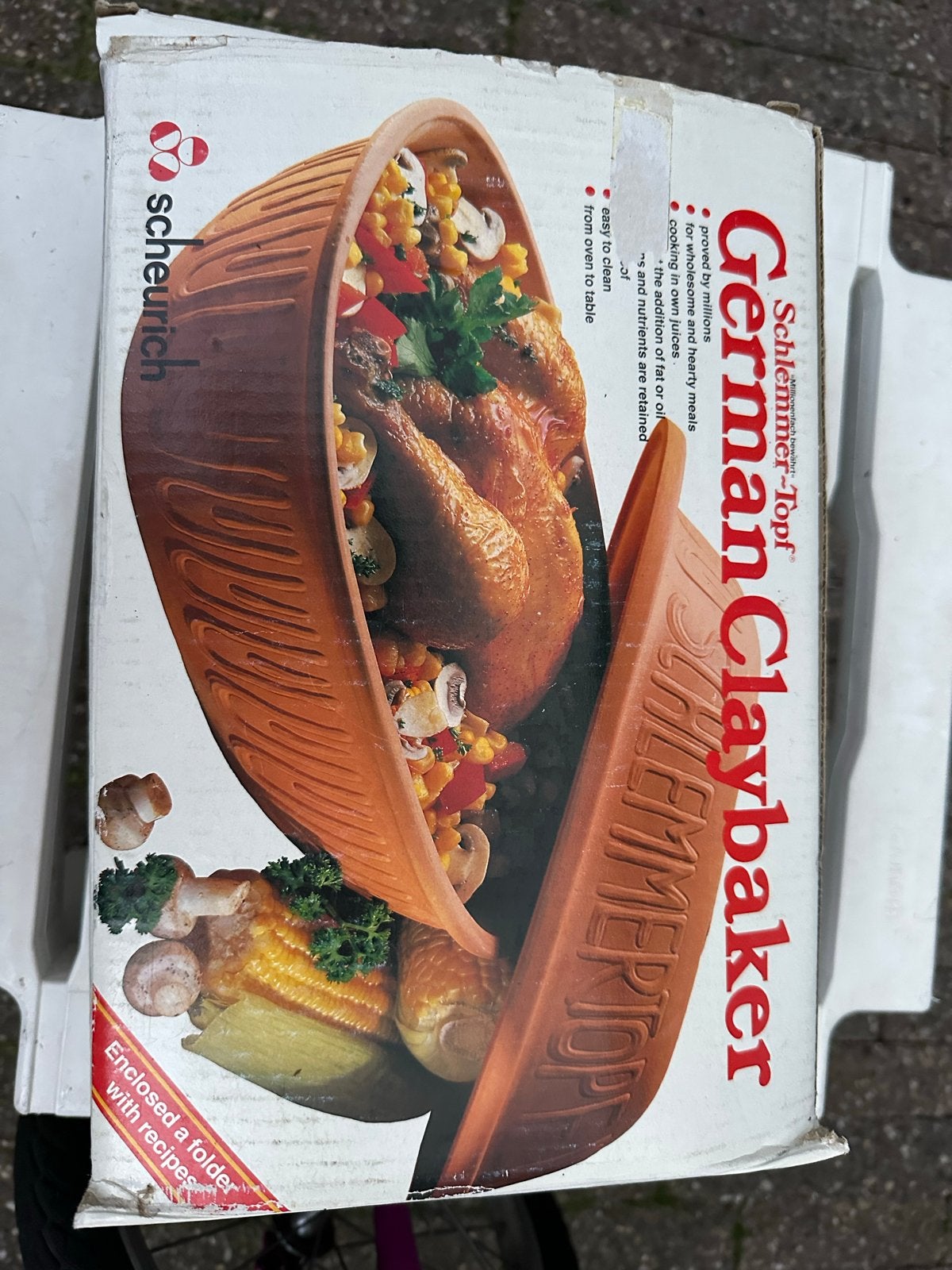 Scheurich Schlemmer-Topf German Claybaker Römertopf, Ophalen, Steen/keramiek, Overige typen, Gebruikt