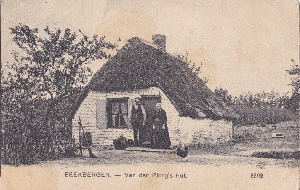 Beekbergen Van der Ploeg's hut, Ophalen of Verzenden, 1920 tot 1940, Gelopen, Gelderland