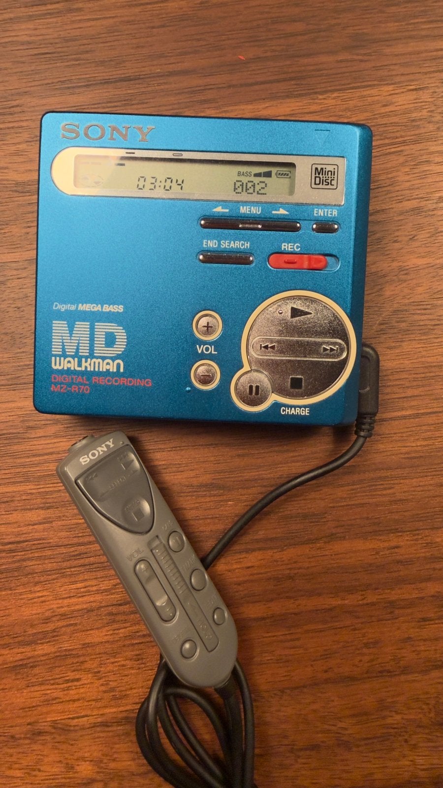 Sony MD walkman MZ-R70, Ophalen of Verzenden, Discman
