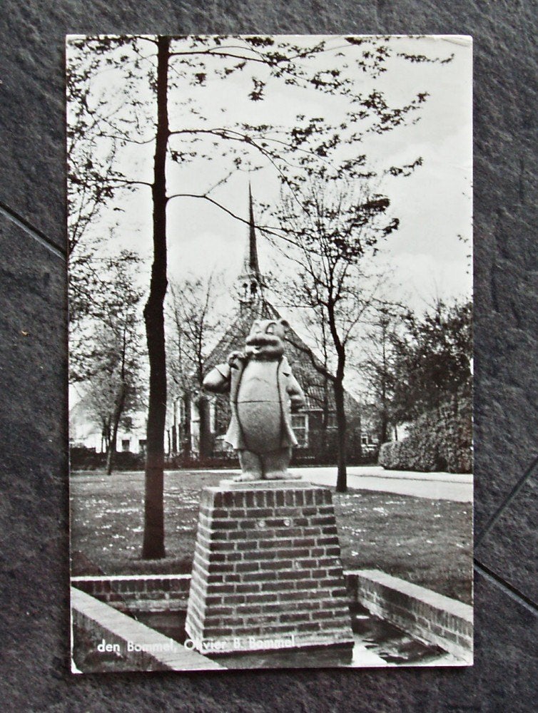 Fotokaart Den Bommel Olivier B. Bommel, Verzamelen, Verzenden, Olivier B, Bommel en Tom Poes, Zo goed als nieuw, Overige typen