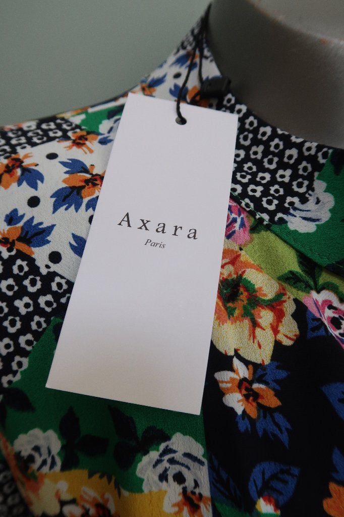 nieuw Axara prachtig jurkje of tuniek L groen wit etc bloem, Maat 42/44 (L), Nieuw, Axara, Ophalen of Verzenden
