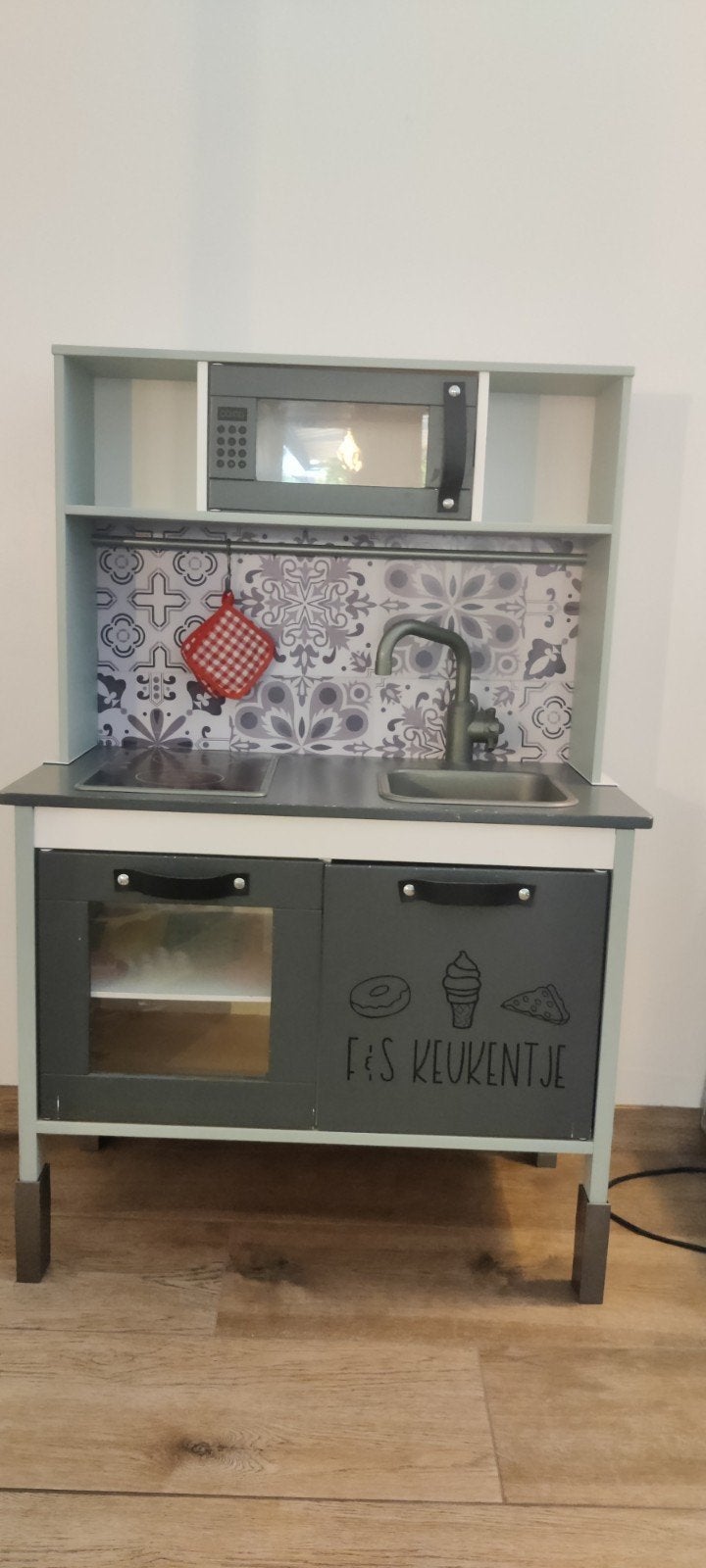 Ikea speelkeuken met uitgebreide accessoires set, Ophalen, Gebruikt, Hout, Speelkeuken