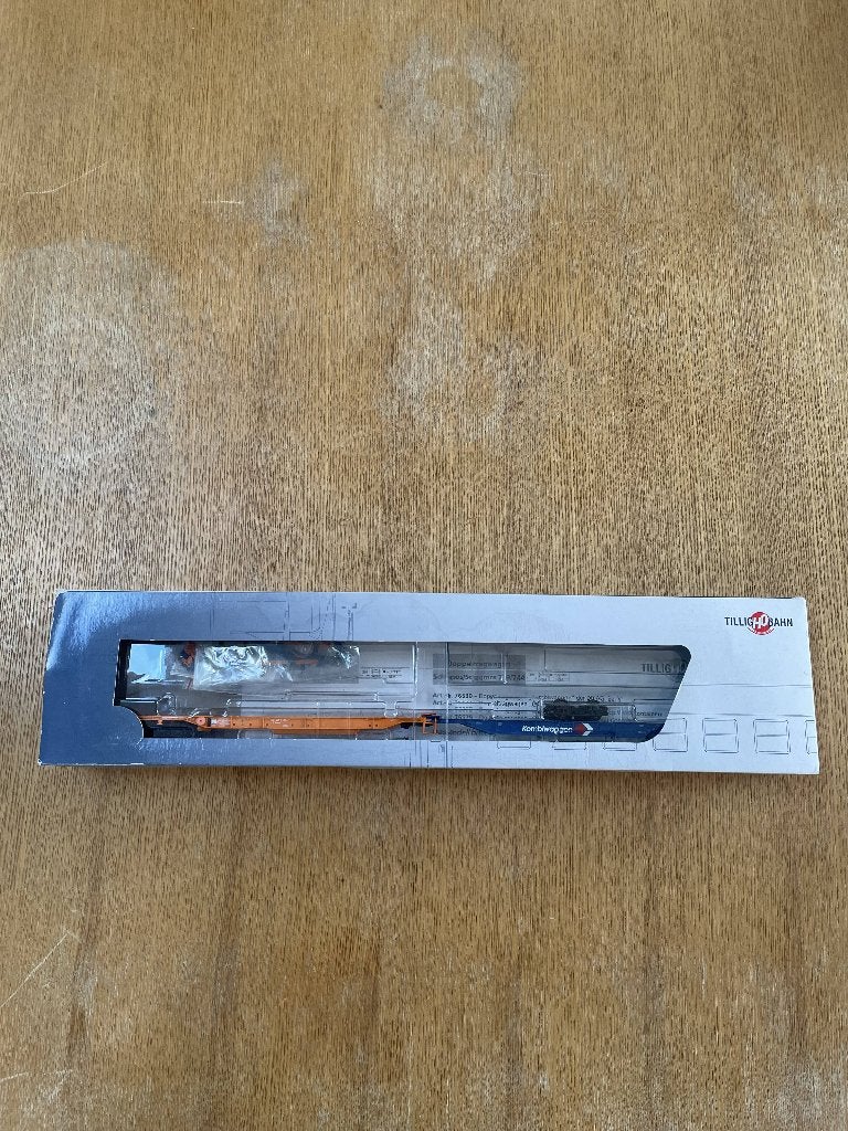 Tillig 'HO' GAUGE 76530 DB-AG DOPPELTRAGWAGEN, Overige merken, Gelijkstroom, Ophalen of Verzenden, Nieuw