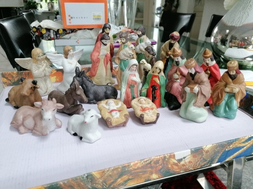 Kerst groep figuren, Diversen, Ophalen of Verzenden, Gebruikt