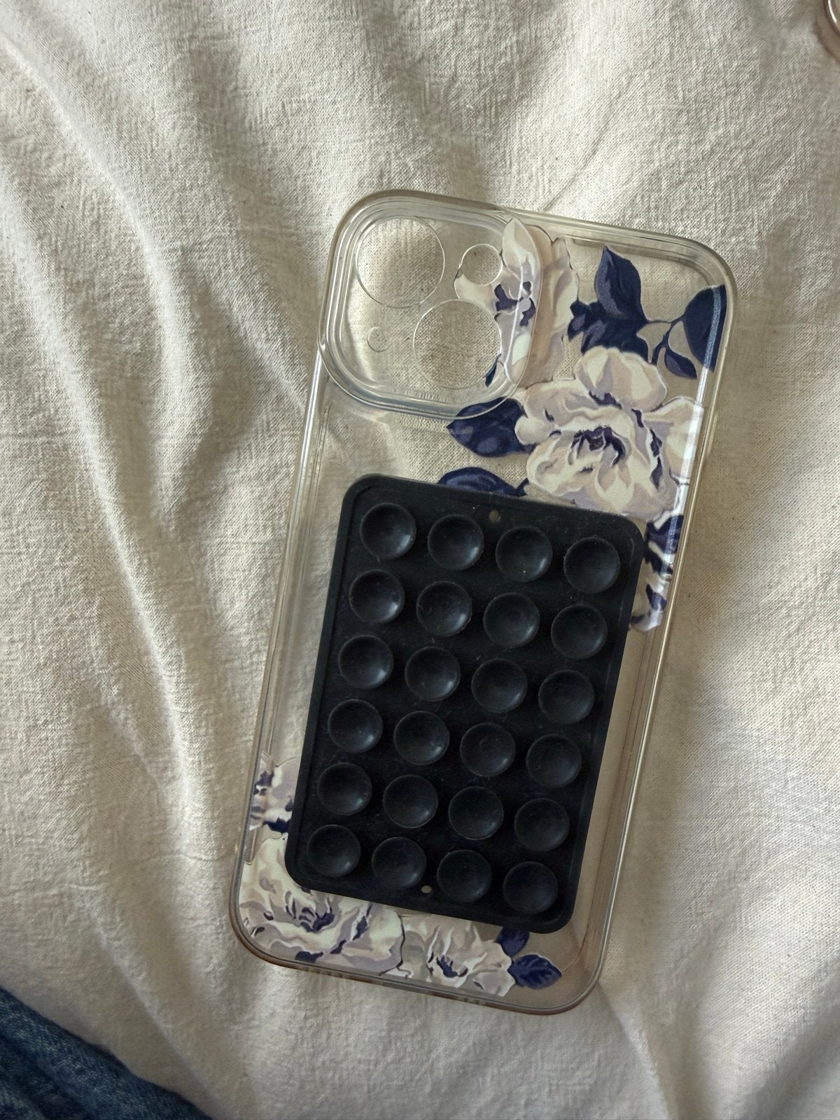 iPhone 13 hoesje met afneembaar zwart popsocket, Ophalen, Hoesje of Tasje, IPhone 13, Gebruikt