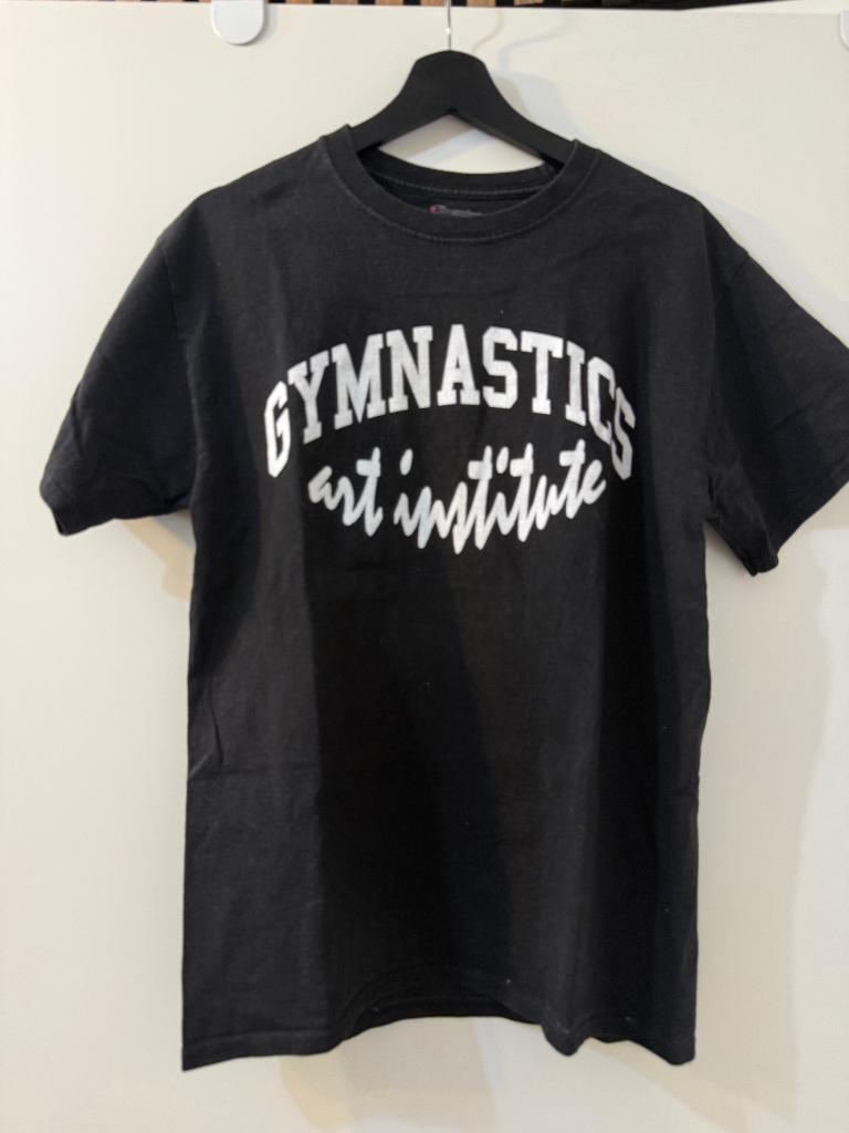 Virgil Abloh Brooklyn Museum Gymnastics Institute Men Tee, Zwart, Virgil Abloh, Gedragen, Halswijdte 39/40 (M)