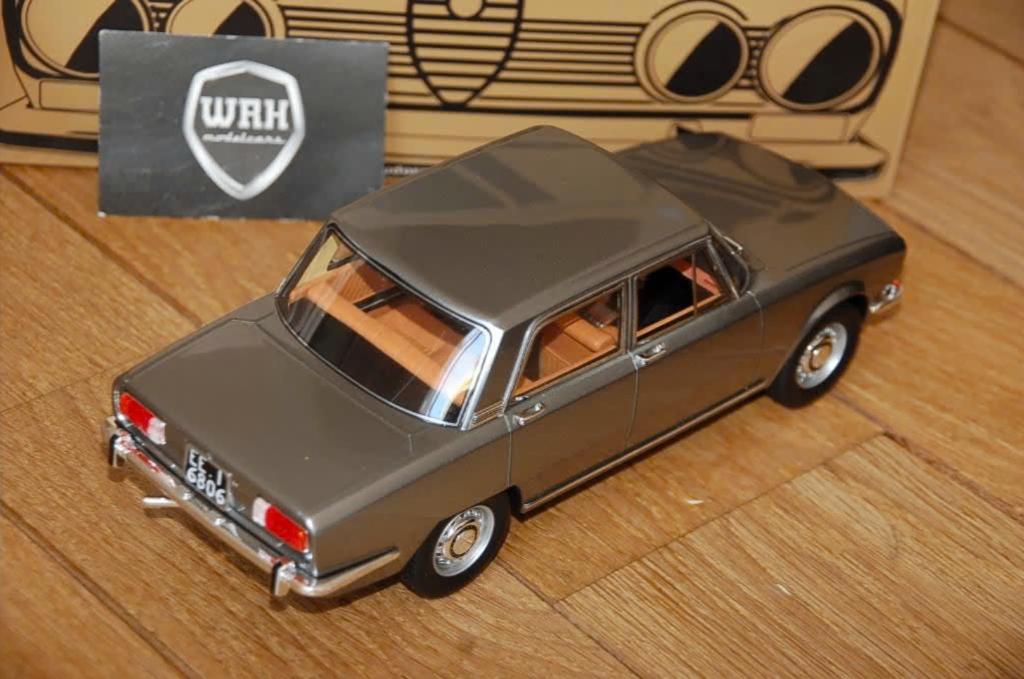 1:18 ALFA ROMEO 1750 BERLINA 1968 grey Laudo resin inbox WRH, Verzenden, Zo goed als nieuw, Auto, Overige merken