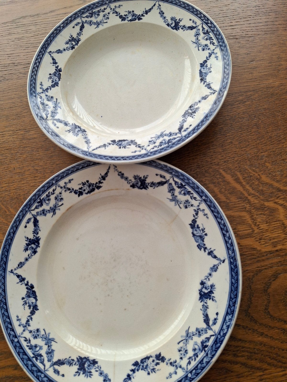2 borden, Ophalen