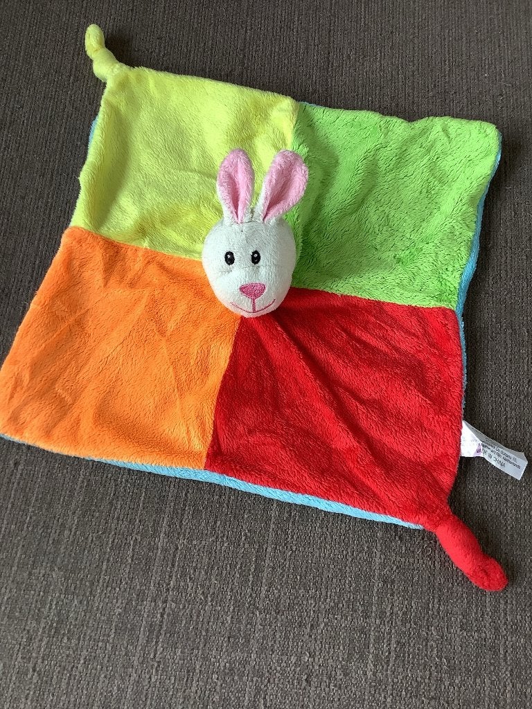 Zeeman konijn knuffeldoekje lapje veel kleuren 4 euro, Ophalen of Verzenden, Zo goed als nieuw, Konijn