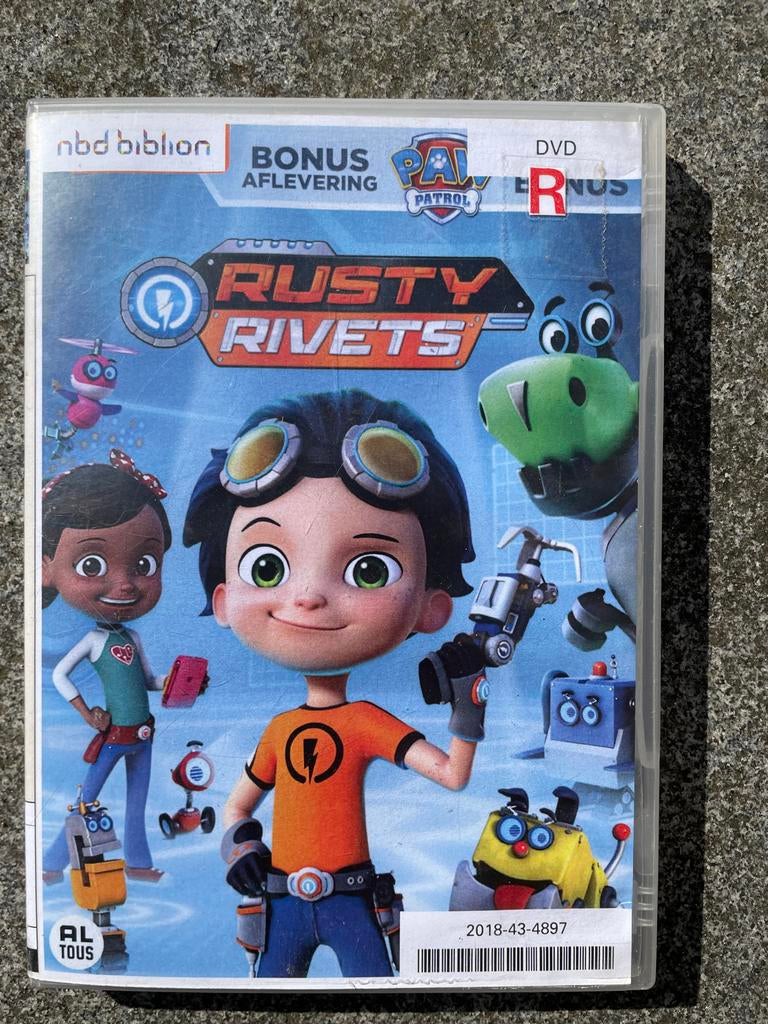 Rusty Rivets DVD - Combineren en Creëren (incl. Paw Patrol), Avontuur, Gebruikt, Alle leeftijden, Ophalen of Verzenden
