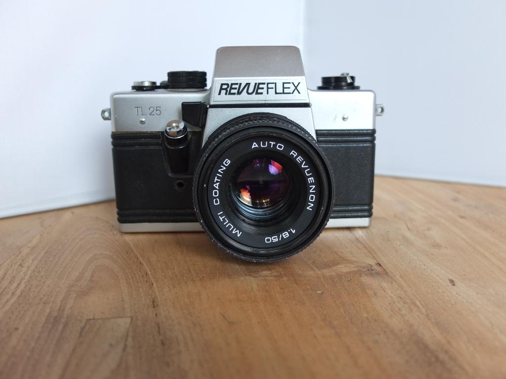 ✔️ Revueflex TL25 & Revuenon (Pentacon) 50mm / 1.8 DDR, Audio, Tv en Foto, Fotocamera's Analoog, Ophalen of Verzenden, Gebruikt