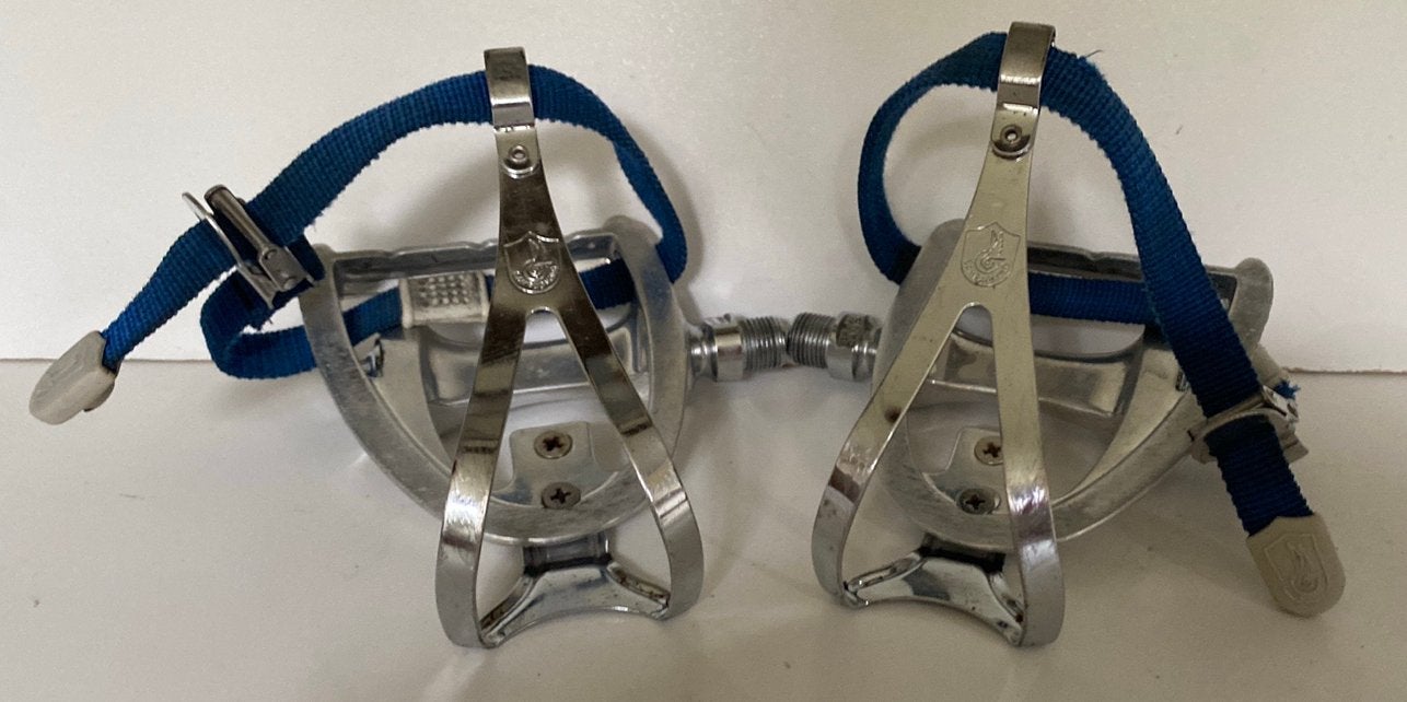 Campagnolo pendalen/trappers compleet vintage, Ophalen of Verzenden, Zo goed als nieuw, Overige typen