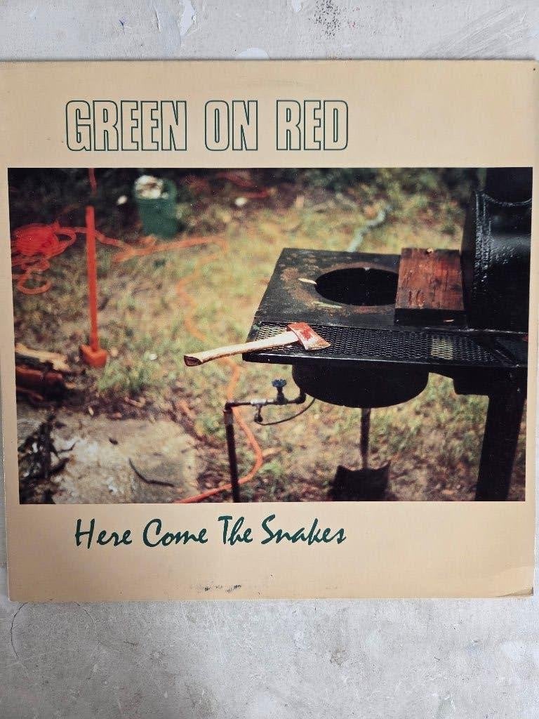 Vinyl lp GREEN ON RED: HERE COME THE SNAKES, LP, Gebruikt, Ophalen of Verzenden, Indie Rock