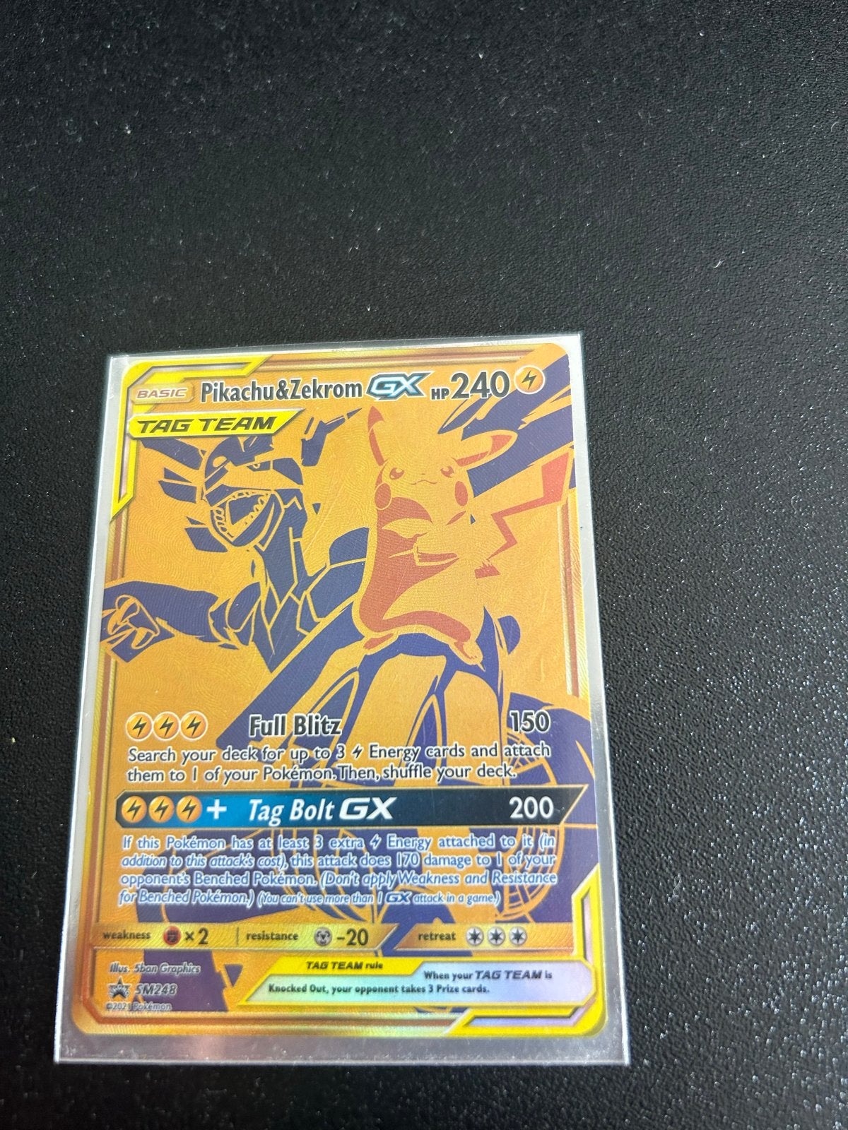 Pikachu & Zekrom GX SM248 – Black Star Promo Pokémon Kaart, Hobby en Vrije tijd, Verzamelkaartspellen | Pokémon, Ophalen of Verzenden
