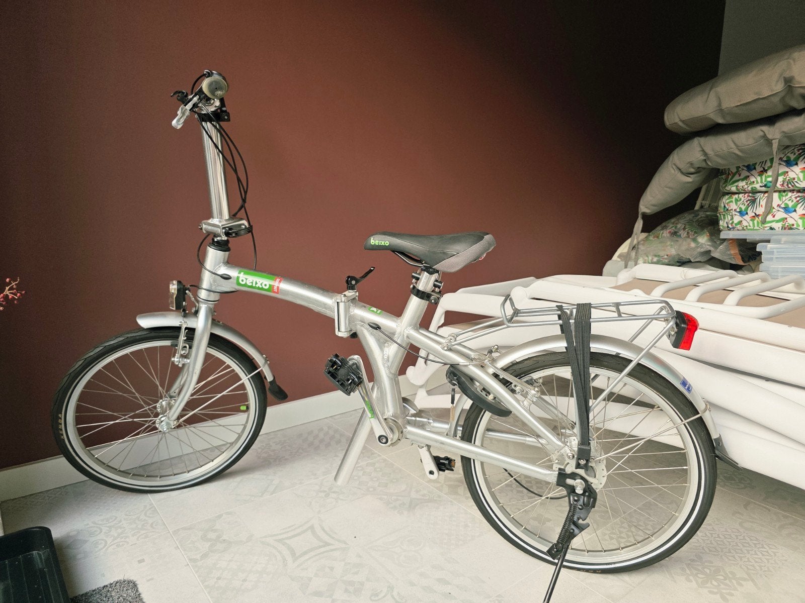 Vouwfiets Beixo Compact met cardanas aandrijving Zilver, Ophalen, Zo goed als nieuw, 20 inch of meer, Versnellingen