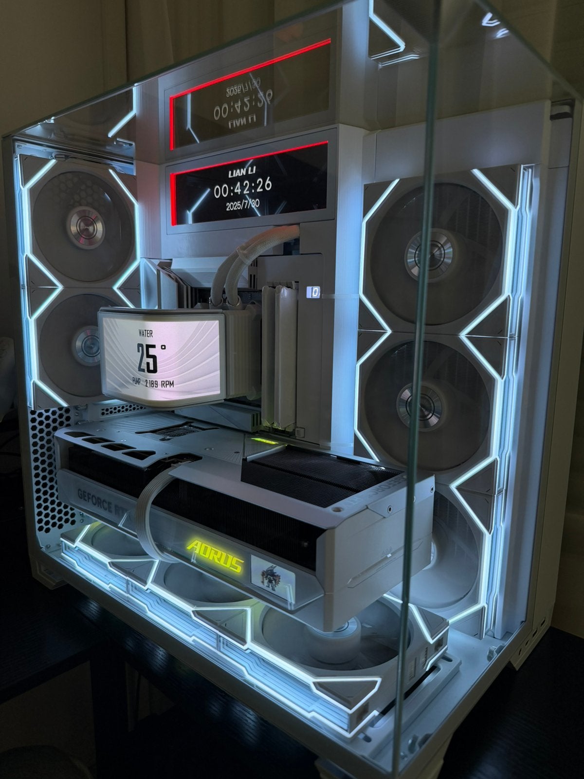RTX 5080 | Gaming PC | Lian Li | Full White, Ophalen, Zo goed als nieuw