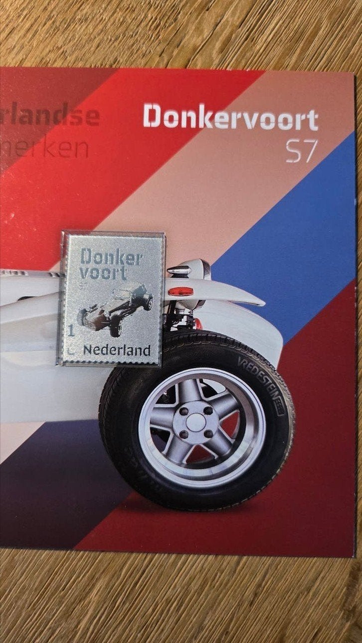 Zilveren Postzegel Donkervoort S7, Ophalen of Verzenden