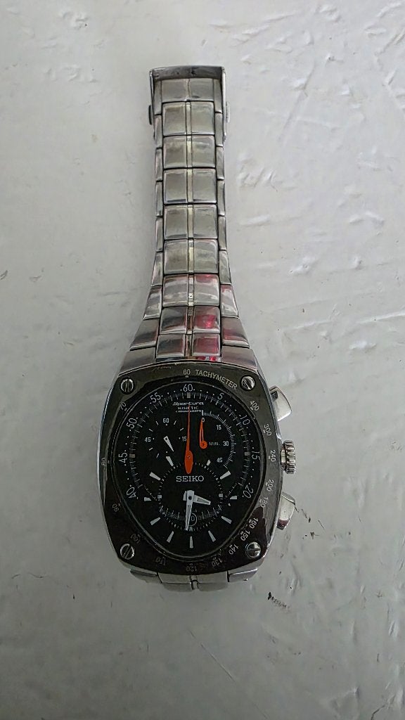 Seiko Sportura Kinetic, Sieraden, Tassen en Uiterlijk, Gebruikt, Polshorloge, Ophalen of Verzenden, Overige materialen
