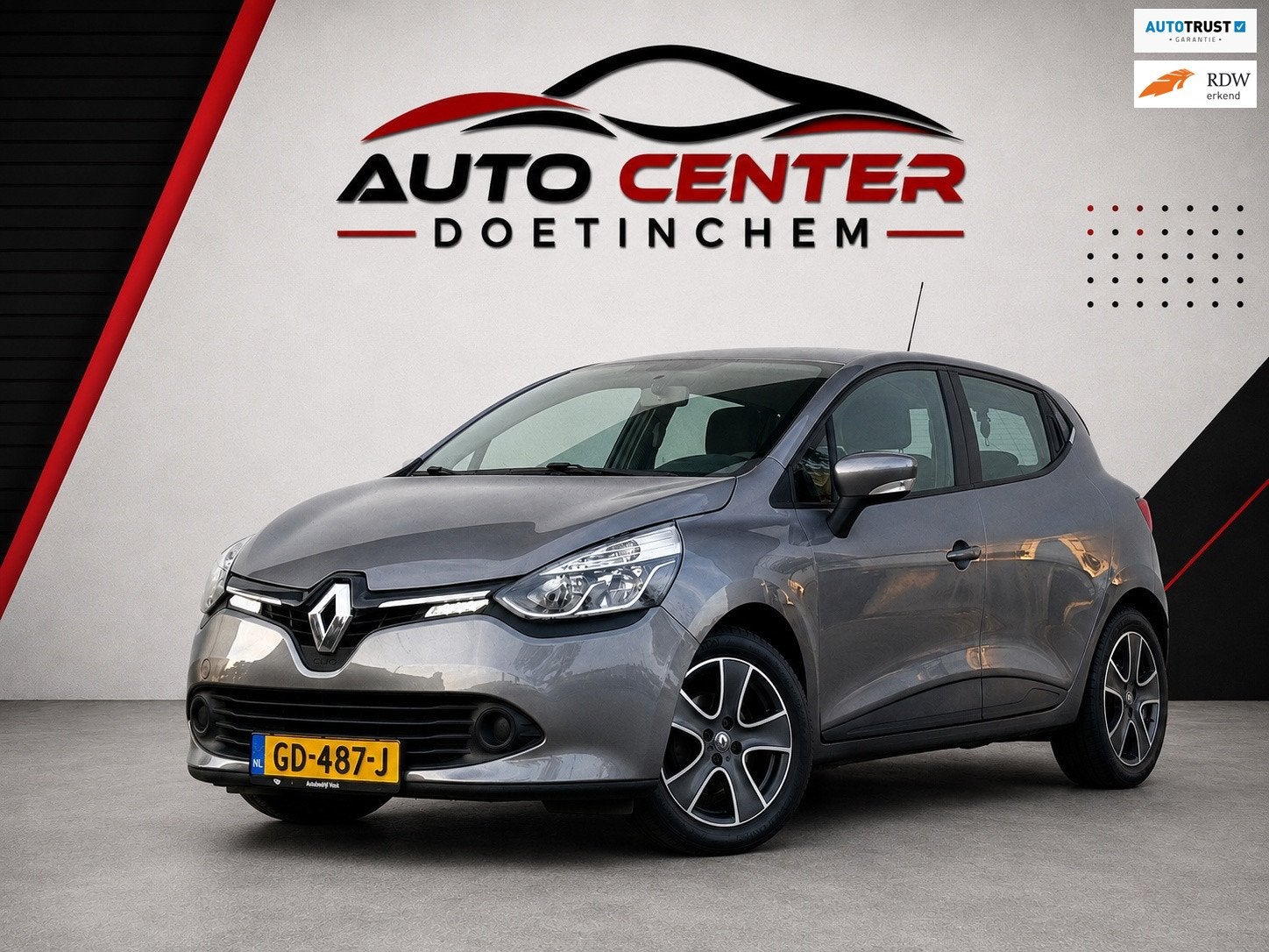 Renault Clio 1.2 Expression AUTOMAAT NAP|Navi|LageKm, Euro 5, Stof, Gebruikt, Zwart