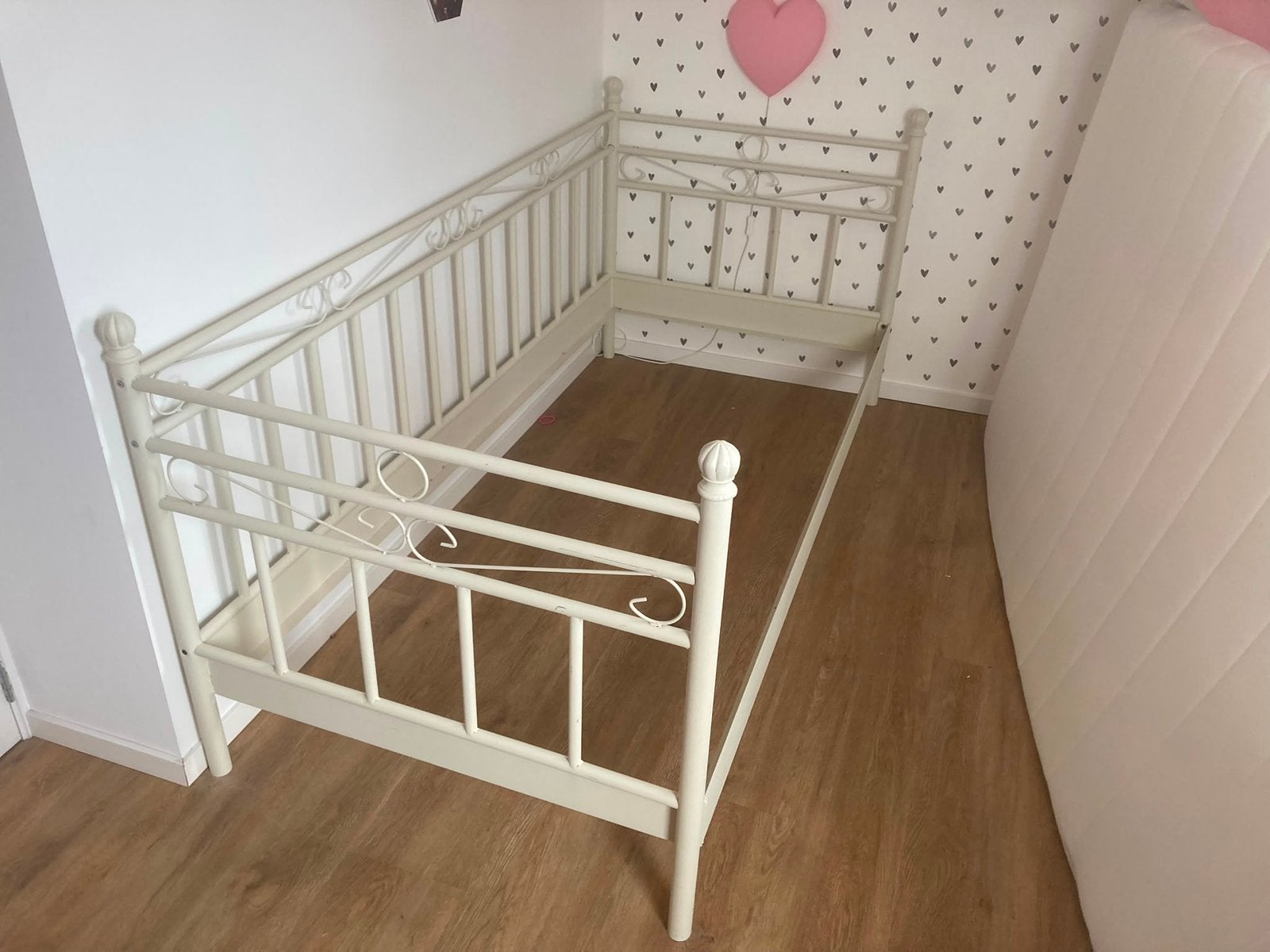 90x200 bed, Ophalen, 85 tot 100 cm, Gebruikt, Matras