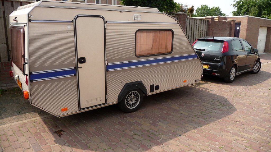 KIP KK400 Caravan, Caravans en Kamperen, Caravans, Standaardzit, Kip, Particulier, 2 aparte bedden