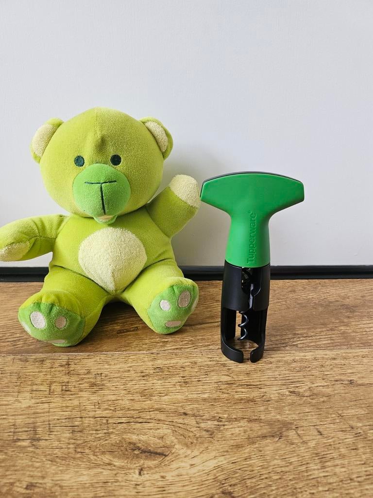 Tupperware wijnopener - groen, Ophalen of Verzenden, Nieuw, Groen, Overige typen