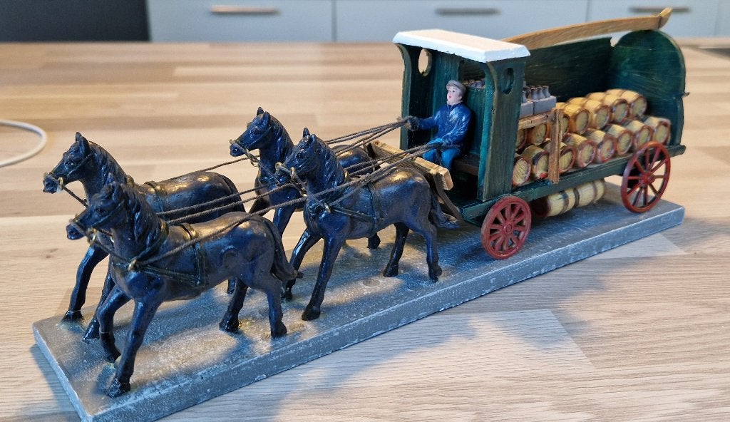 Kerstdorp Grolsch Bierwagen, Ophalen, Gebruikt