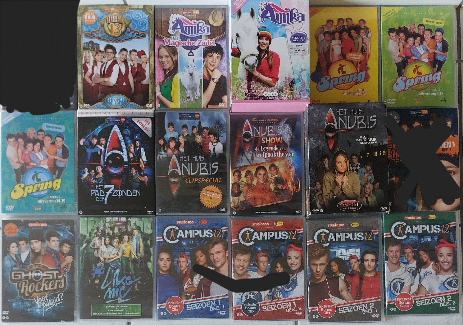 Dvd's Huis Anubis Spring Ghostrockers Amika Hotel13

Hotel 1, Cd's en Dvd's, Alle leeftijden, Ophalen of Verzenden, Zo goed als nieuw