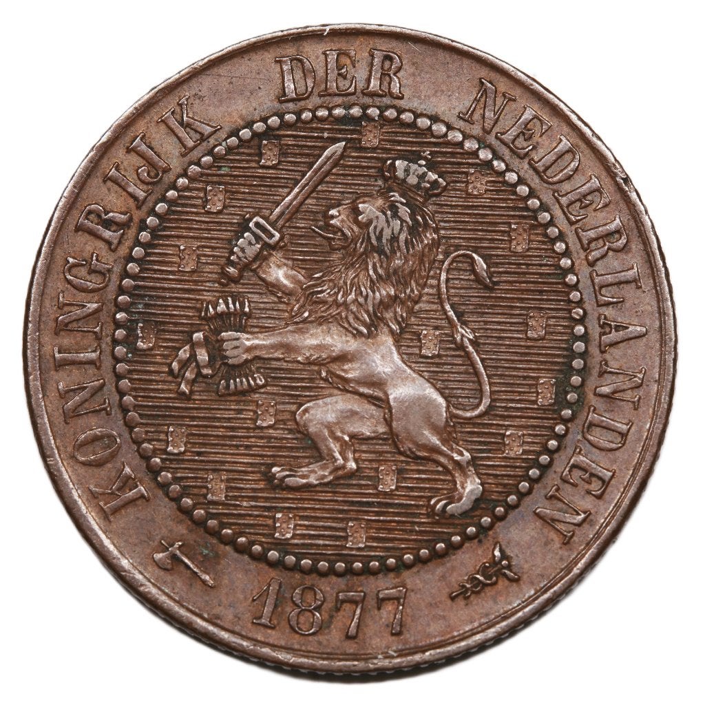 2,5 cent 1877. Pr., Ophalen of Verzenden, Koning Willem III, Overige waardes, Losse munt