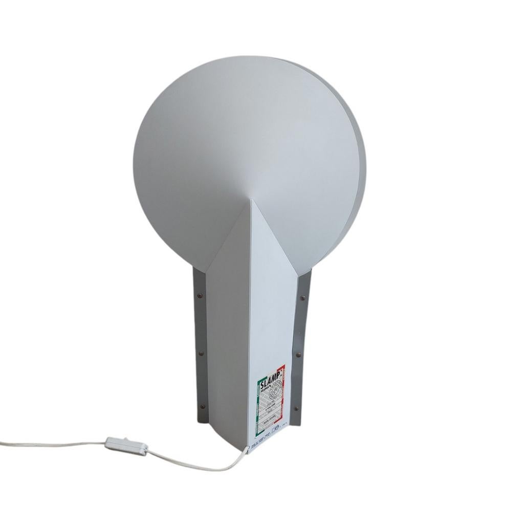 Vintage maan lamp Samuel Parker, Slamp Italy, Kunststof, Gebruikt, 50 tot 75 cm, Samuel Parker, Slamp Italy