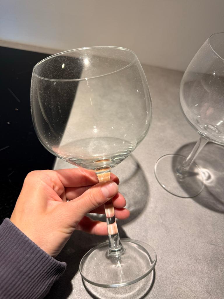 2 Nieuwe Grote Cocktail Gin Glazen, Ophalen of Verzenden, Zo goed als nieuw