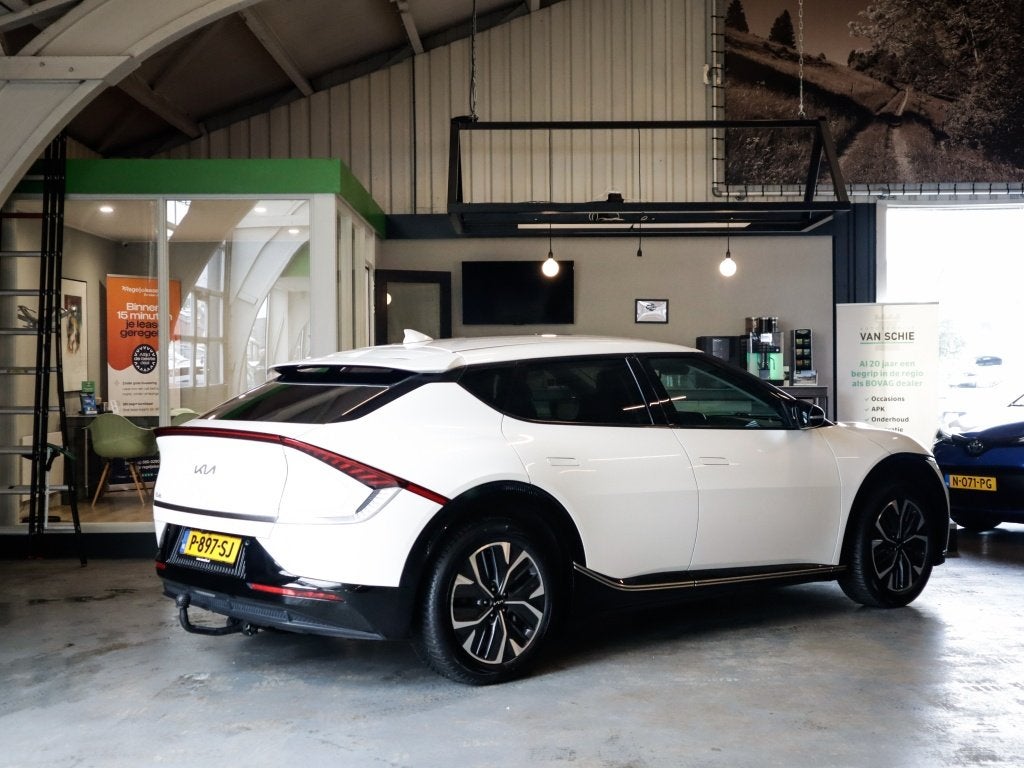 Kia Ev6 Plus 77.4 kWh 1e-Eig. & Dealer-Onderh BOVAG-Garantie, Auto's, 0 cilinders, Gebruikt, Zwart, 1885 kg