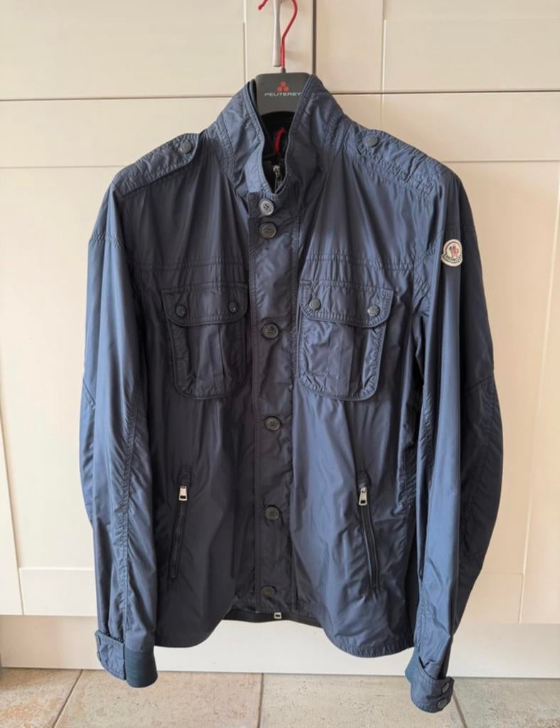 Moncler zomer jas XL/XXL origineel, Ophalen of Verzenden, Zo goed als nieuw, Maat 56/58 (XL), Blauw