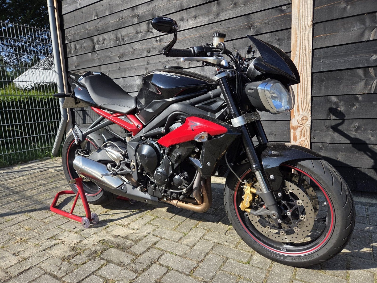 Triumph Street Triple R 675 - 2014 - Slechts 24.000 km - ABS, Motoren, Motoren | Triumph, 675 cc, Occasion, Motorrijbewijs A, 3 cilinders
