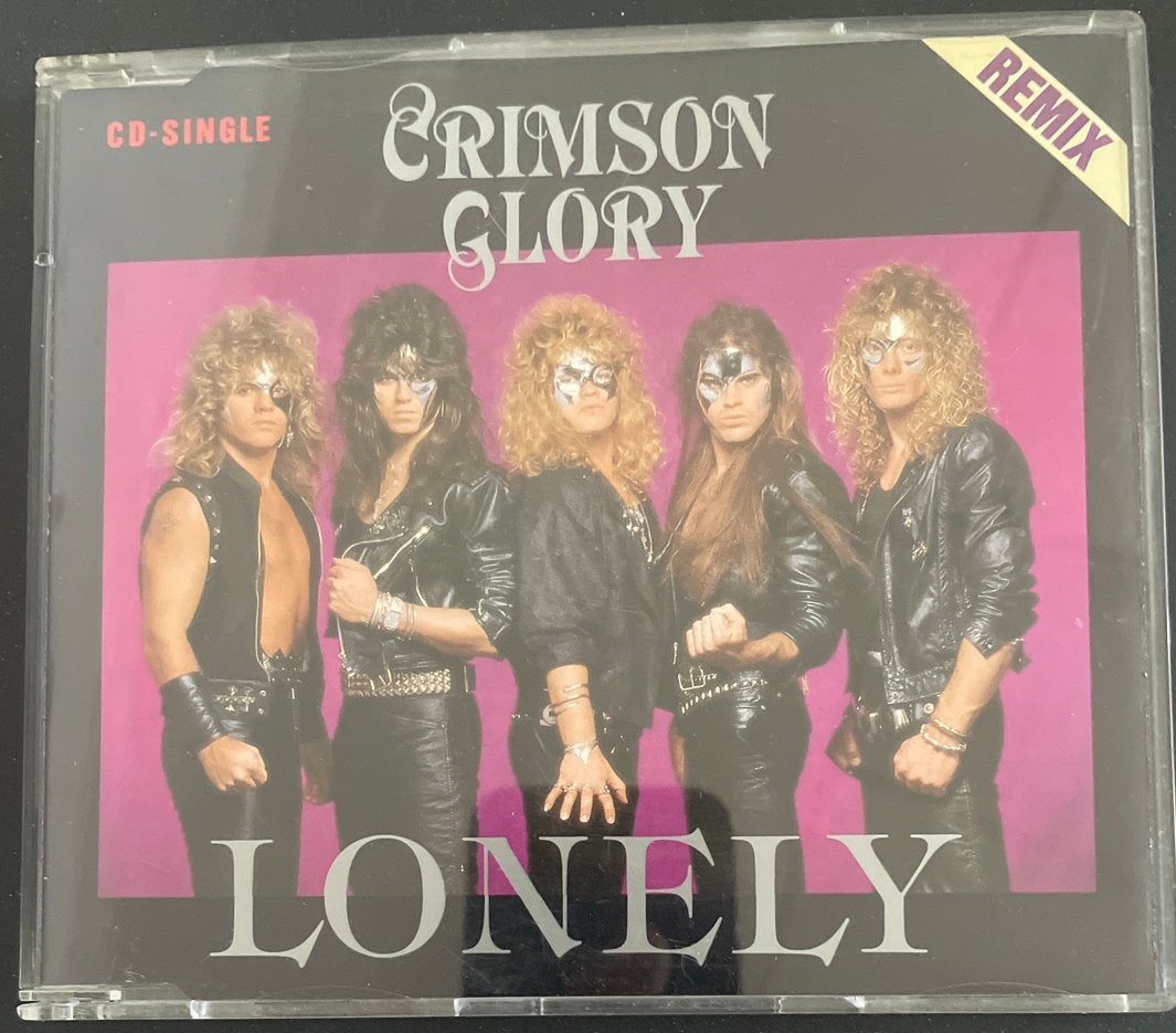 Crimson Glory - Lonely (Re-mix) CD Single, Ophalen of Verzenden, Gebruikt, Hard Rock, Single
