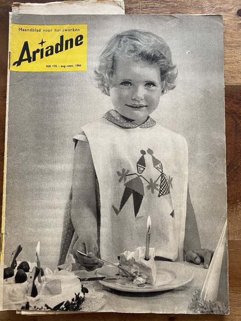 Ariadne uit 1961 nr.  176 - met bijvoegsel, Ophalen of Verzenden, Gebruikt, Breien of Haken, Patroon of Boek