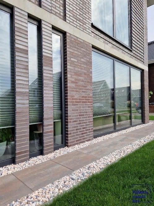 Terrastegels, patio square Tricolore 60x60x4, Nieuw, Ophalen of Verzenden, 10 m² of meer, Beton