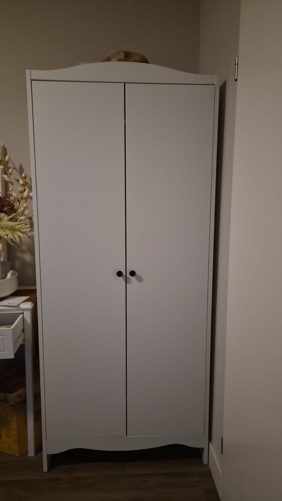 IKEA HENSVIK kledingkast wit – perfecte staat, Ophalen, Met deur(en), 50 tot 100 cm, Zo goed als nieuw
