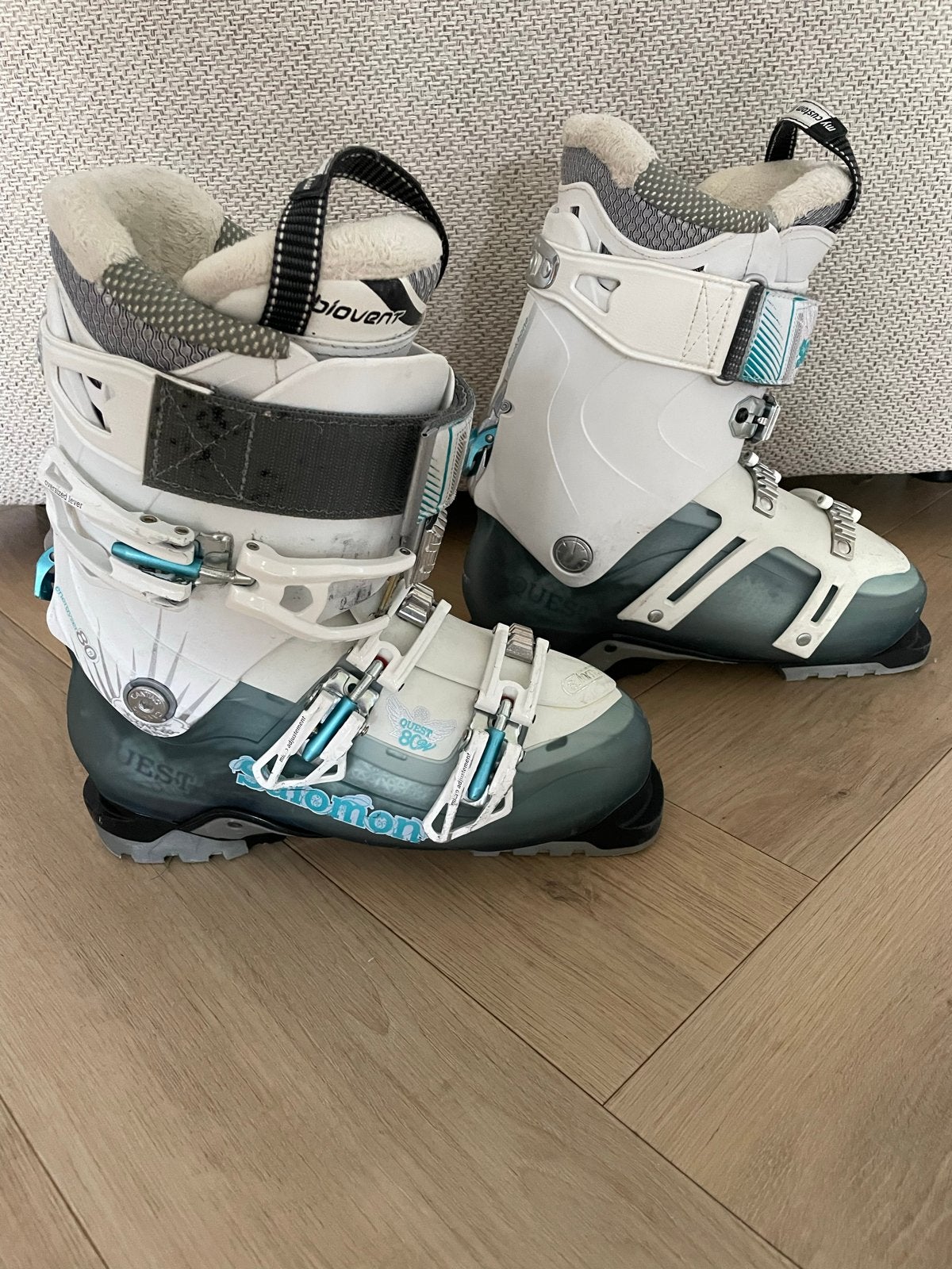 Salomon Quest Access 80 ski schoenen dames maat 25, Sport en Fitness, Skiën en Langlaufen, Gebruikt, Schoenen, Skiën, Salomon