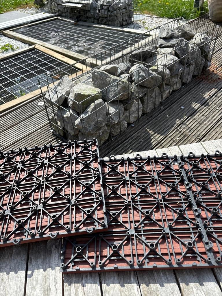 Schanskorf met Ardenner stenen - Gabion met natuursteen, Ophalen, Zo goed als nieuw, Overige materialen