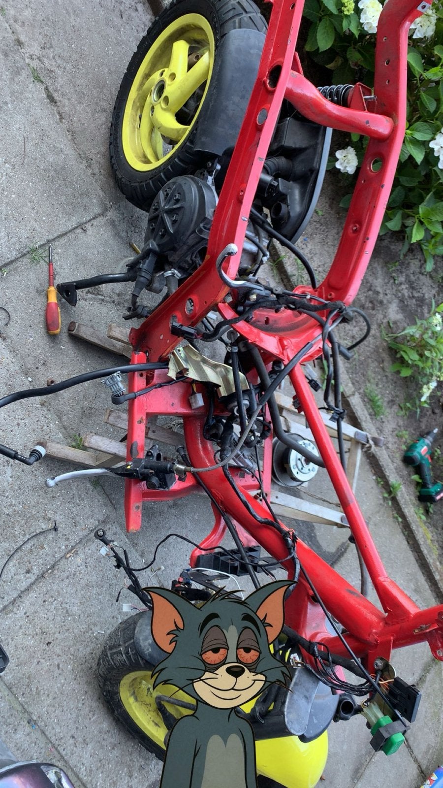 Gilera Runner 50cc Pure Jet Project met WOK-status, Ophalen, Gebruikt, Frame, Piaggio