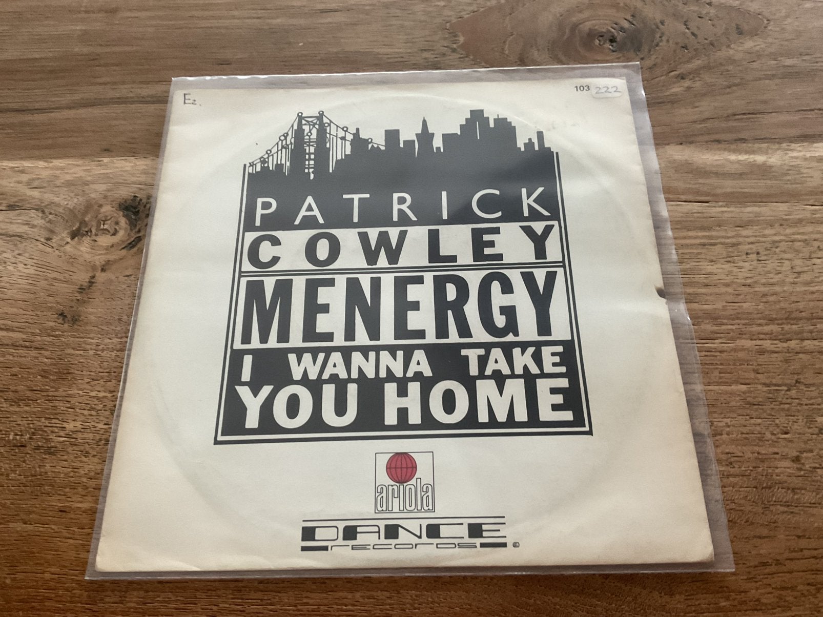 Patrick Cowley, Menergy, Cd's en Dvd's, Ophalen of Verzenden, 7 inch, Pop