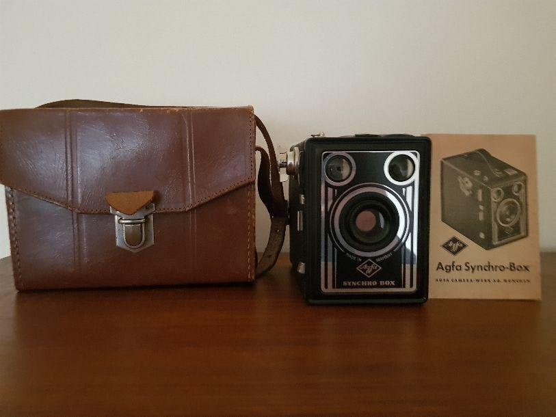 agfa syncro box camera, Ophalen, Gebruikt, Compact, Overige Merken