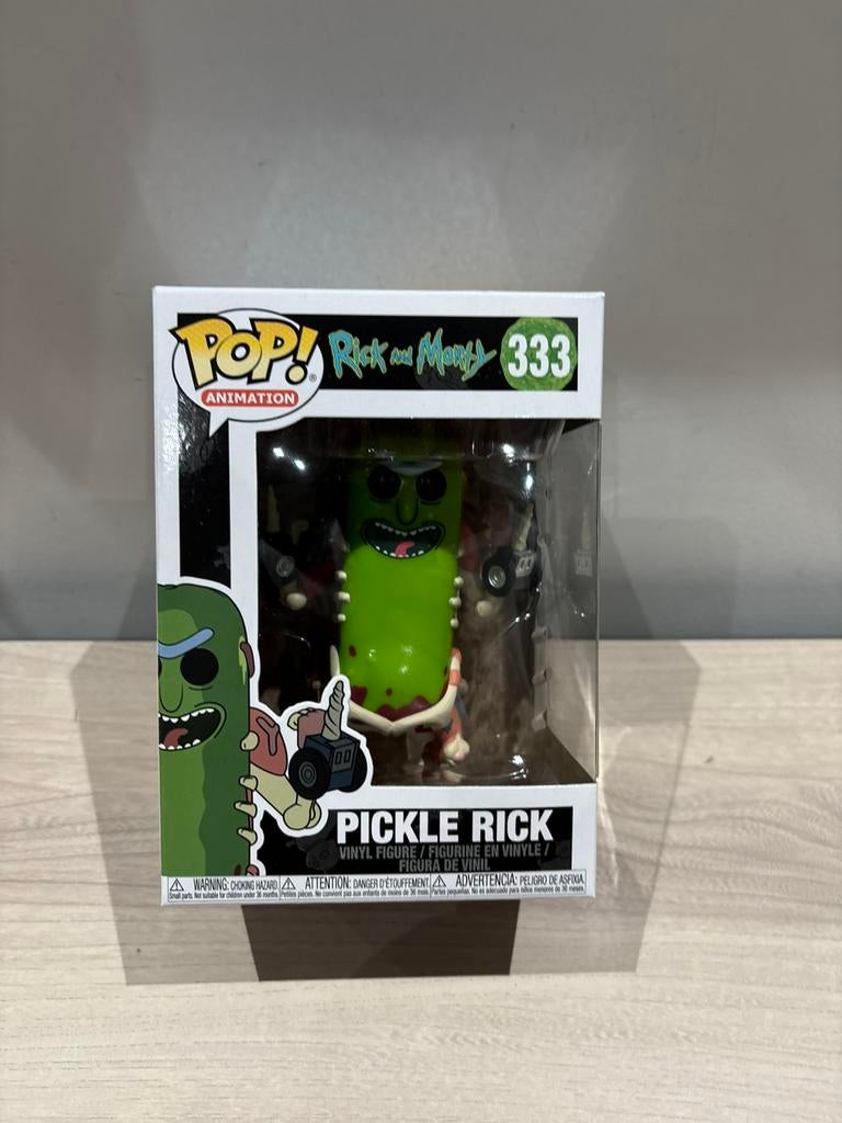 Funko Pop! Animation #333 Pickle Rick – Rick and Morty Vinyl, Funko Europe, Ophalen of Verzenden, Zo goed als nieuw, 4th floor, 1 Queen Caroline St, London W6 9YN, Verenigd Koninkrijk
